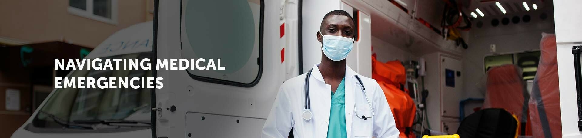 Health Navigating medical emergencies Website text